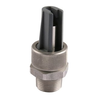 XT215, BOOM XTENDER NOZZLE 3/4" MPT STAINLESS GRAY