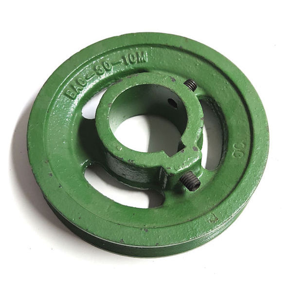 BAC-30-10M, PULLEY, 6.375"PD X 2" BORE, 10 GROOVE, PTOC-1000-21SP/-B