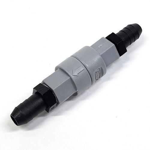 CV-1101-B12, 1/2" HOSE BARB SERVICEABLE CHECK VALVE 1 PSI FKM SEALS