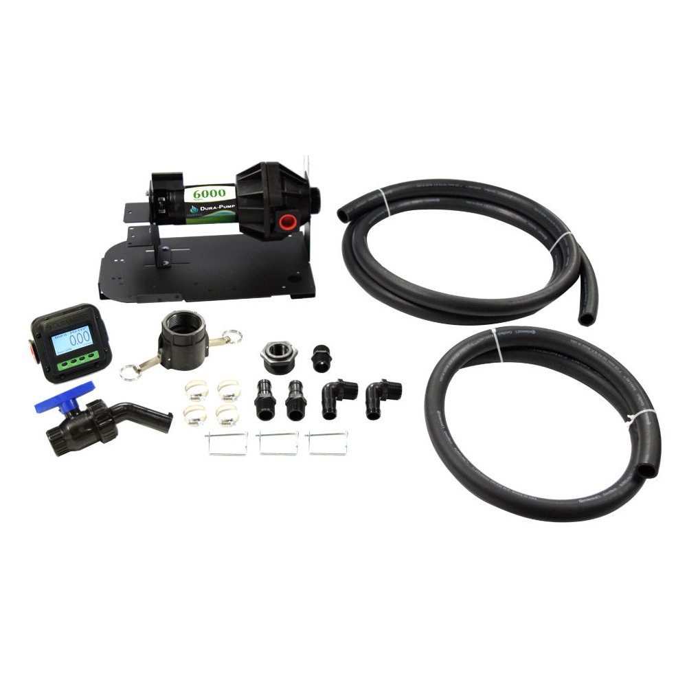 DPEM-6318V-110, 110V 6000 SERIES EASY CADDY TRANSFER PUMP KIT, WITH METER AND HOSES, VITON