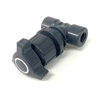 FM2010, 1/4" NPT PVC NEEDLE VALVE