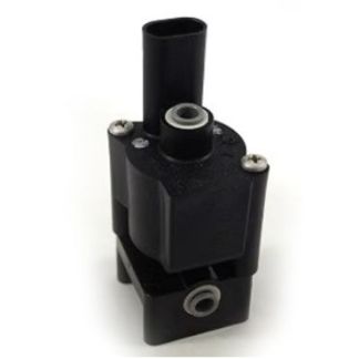FM3033, 3-WAY SOLENOID VALVE, 1/4" PTC, WEATHERPACK CONNECTION