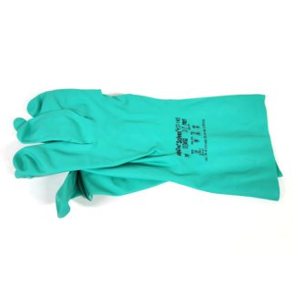 CGFL9L, NITRILE CHEMICAL GLOVES L, FLOCK LINED SIZE 9