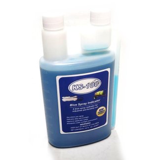 KS-100, BLUE SPRAY INDICATOR DYE, 1 QT.