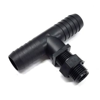 NTT34P, 3/4" TEE BARB X 11/16" NOZZLE THREAD