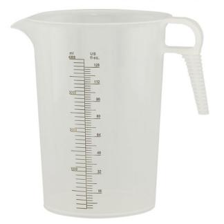 PITCHER-128, 1 GALLON MEASURING PITCHER - FL OZ & ML MEASUREMENTS