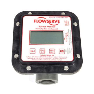 SEM-100FTP, CHEMICAL FLOW METER, FLOW-THROUGH, 2-30 GPM, 1" NPT, POLYPROPYLENE