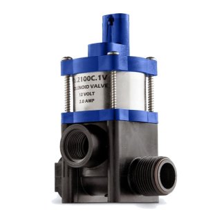 SV.2100C.1V.WP.C, 2100C 2-WAY MANIFOLD STYLE VALVE WITH E-CHIP, 3/4" NPT INLET & BYPASS, 1/2" NPT (F) OUTLET, 125 MAX PSI, WEATHERPACK CONNECTION
