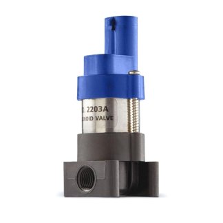 SV.2203A.WP.C, 2203A 2-WAY SOLENOID VALVE WITH E-CHIP, 1/4" NPT IN/OUT, 175 MAX PSI, WEATHERPACK CONNECTION