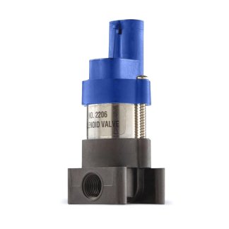 SV.2206A.WP.C, 2206A 2-WAY SOLENOID VALVE WITH E-CHIP, 1/4" NPT IN/OUT, 200 MAX PSI, WEATHERPACK CONNECTION
