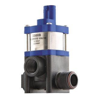SV.2500B.WP.C, 2500B 2-WAY MANIFOLD STYLE VALVE WITH E-CHIP, 3/4" NPT INLET & BYPASS, 1/2" NPT (F) OUTLET, 100 MAX PSI, WEATHERPACK CONNECTIONS