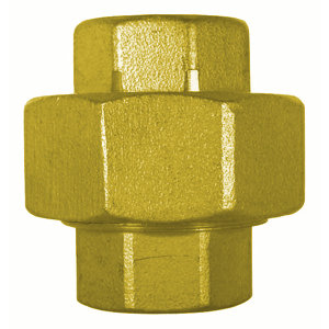 U100B, 1" FPT X 1" FPT UNION BRASS