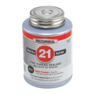 RS21, 1/2 PINT RECTORSEAL NO. 21 BRUSH TOP JAR